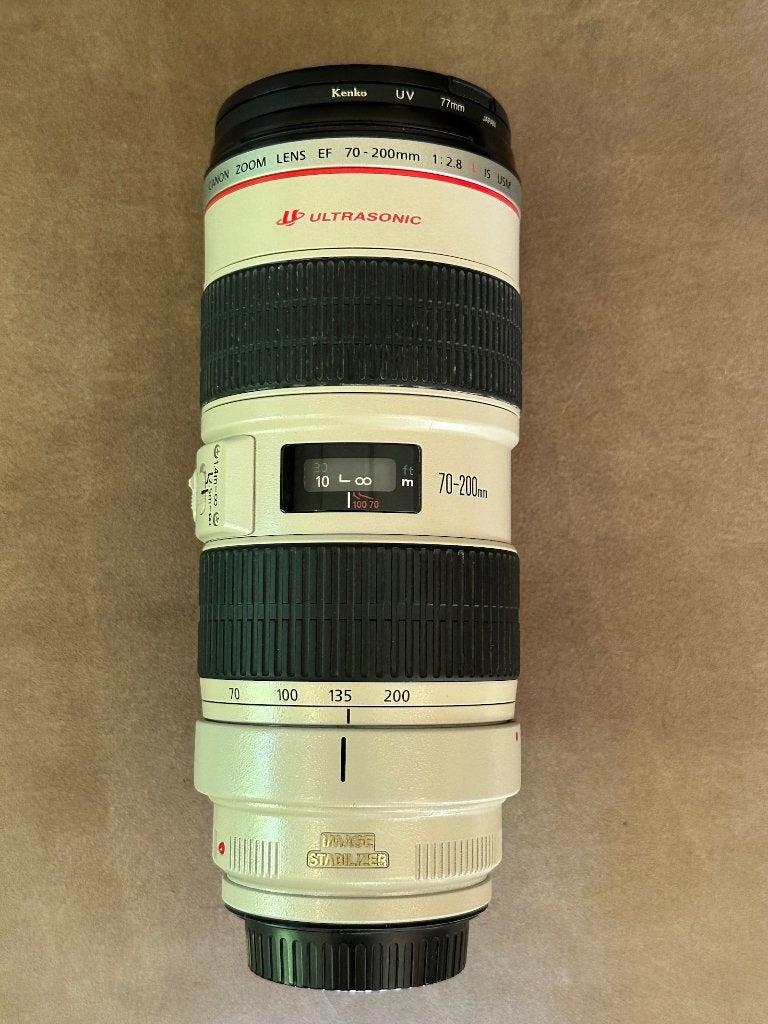 CANON EF 70-200 2.8 L IS USM zoomlens, Audio, Tv en Foto, Fotografie | Lenzen en Objectieven, Ophalen, Canon, Statiefgondel, Telelens