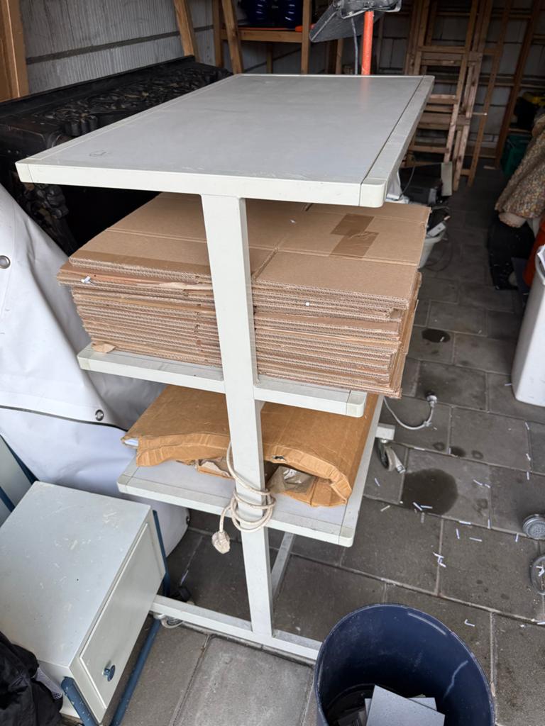 Verrijdbare overtoom kar - Keuken/Badkamer/Werkplaats, Ophalen of Verzenden, Gebruikt
