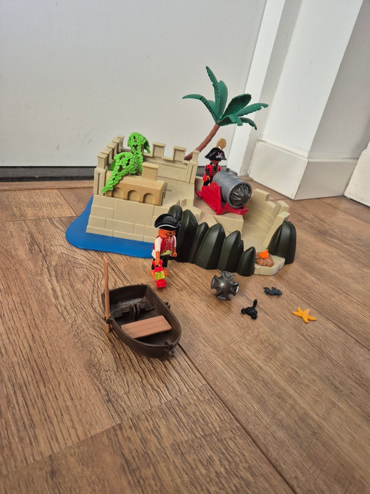 Playmobil piraten eiland, Ophalen of Verzenden, Zo goed als nieuw, Overige typen