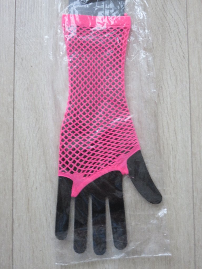 Karnavalshandschoenen rose nieuw!, Ophalen of Verzenden, Nieuw, Carnaval, Accessoires