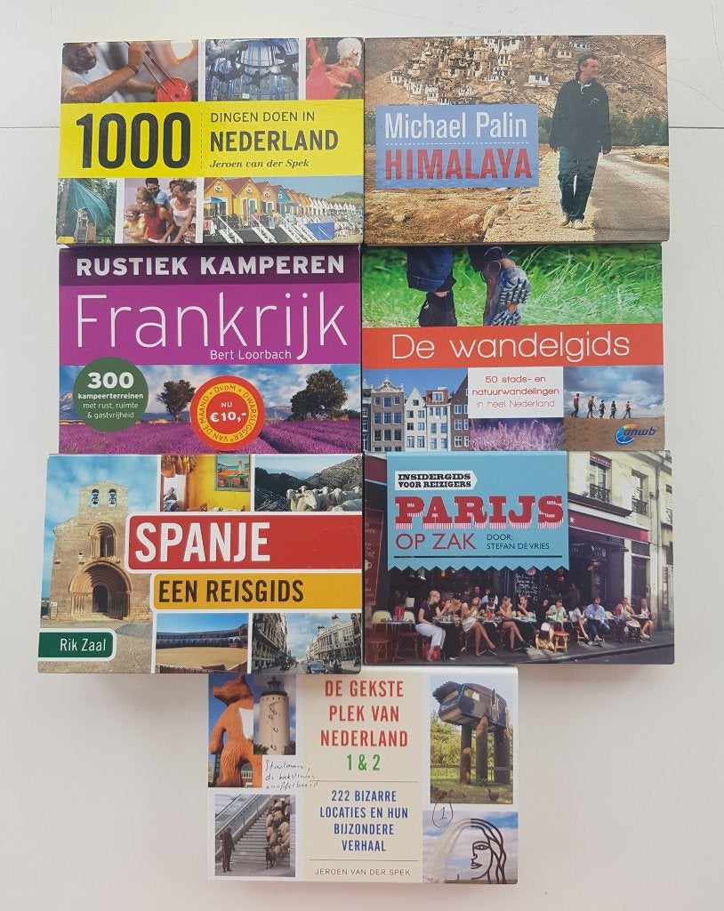 7x Dwarsliggers Vakantie, Frankrijk, Spanje, Wandelen, Ophalen of Verzenden