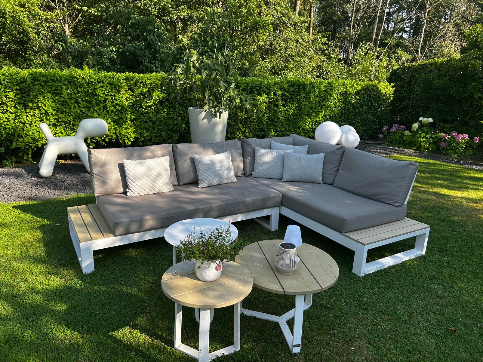 Life outdoor living Soho loungeset, Ophalen, Zo goed als nieuw, Aluminium