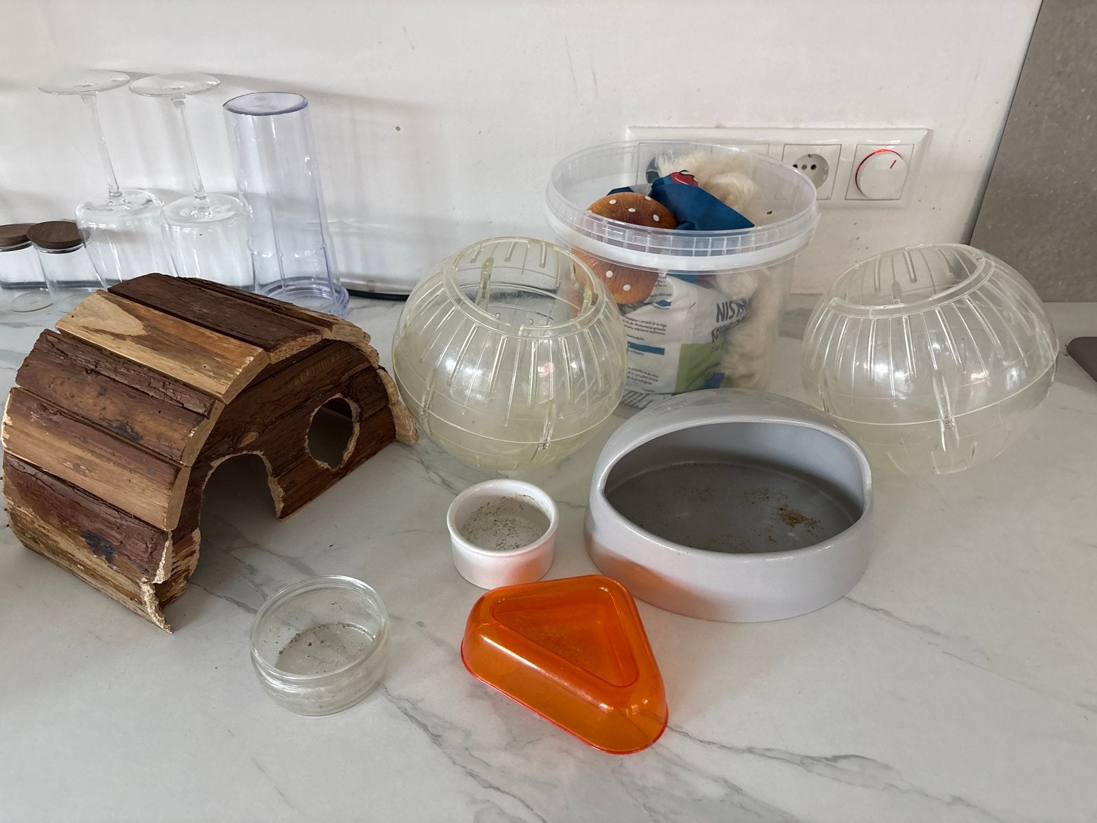 Hamster of gerbil accessoires, Ophalen