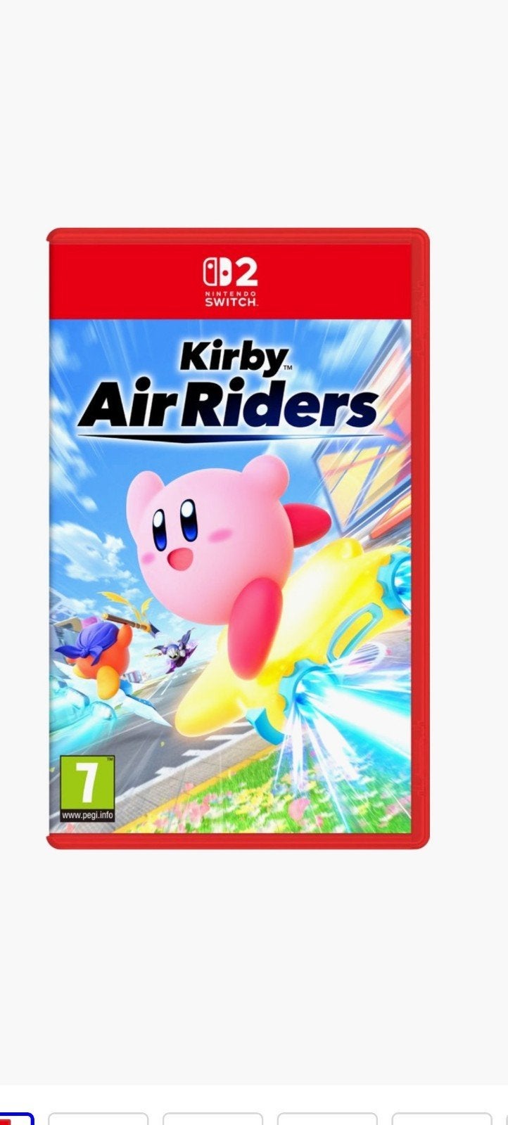 Kirby Air Riders - Nintendo Switch 2, Verzenden, 1 speler, Racen en Vliegen, Zo goed als nieuw