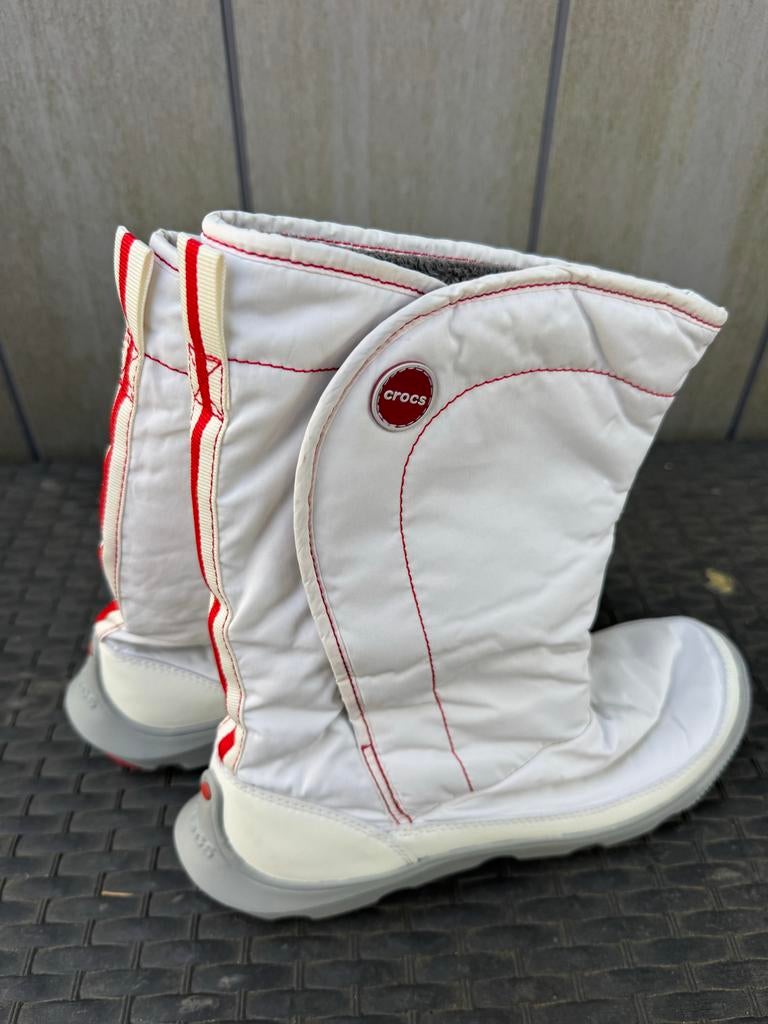 Witte dames Crocs Snowboots Maat 43., Wit, Snowboots, Ophalen of Verzenden, Zo goed als nieuw