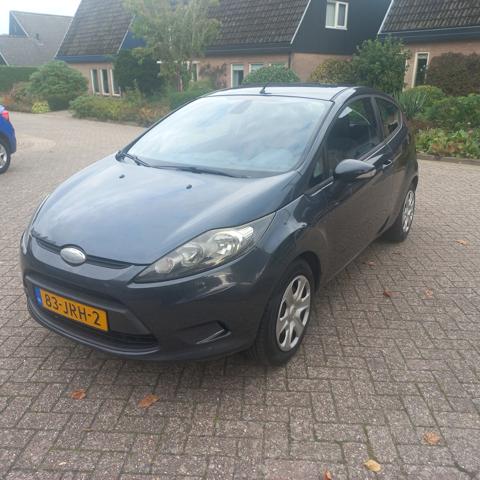 Ford Fiësta 1.25 44KW 3DR 2009 Grijs NW APK  Airco, Voorwielaandrijving, Stof, 4 cilinders, Verwarmde buitenspiegels