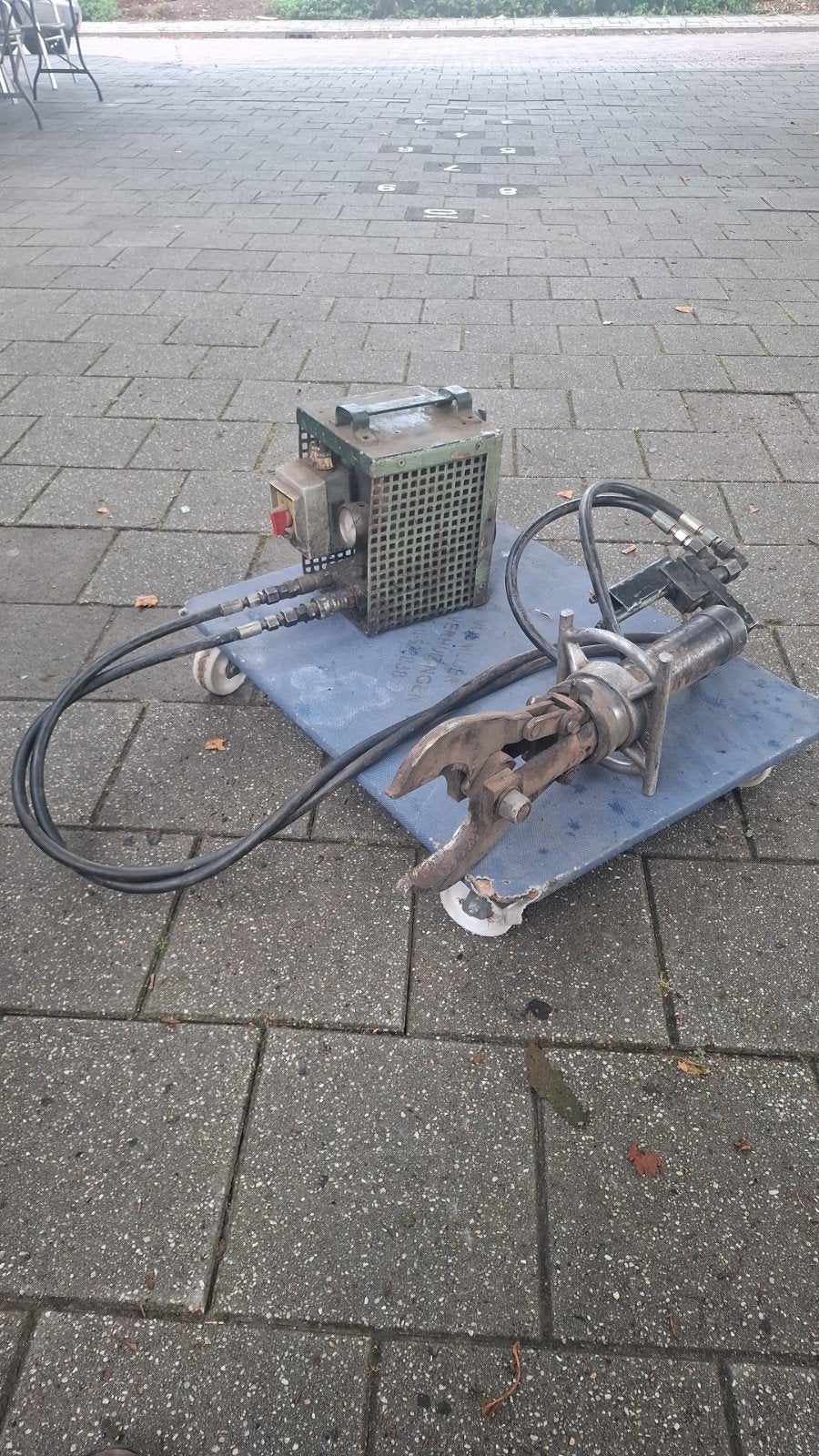 Hydraulische knipschaar - Werkt perfect!, Ophalen of Verzenden