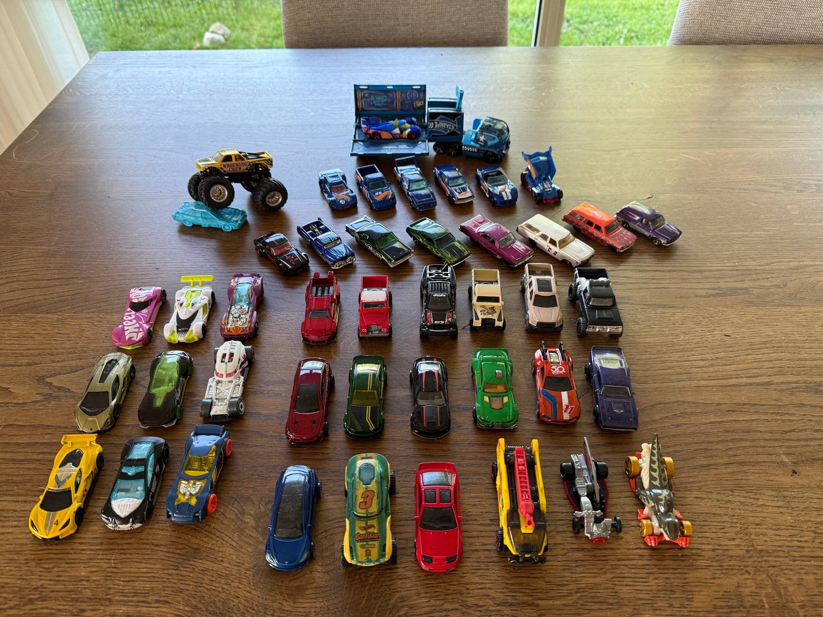 Grote partij Hot Wheels auto's - Uren speelplezier!, Ophalen of Verzenden, Gebruikt