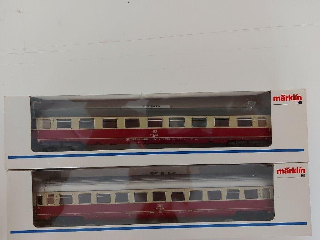 2 Marklin TEE Wagons 4295 en 4224, Wisselstroom, Ophalen of Verzenden, Märklin, Nieuw