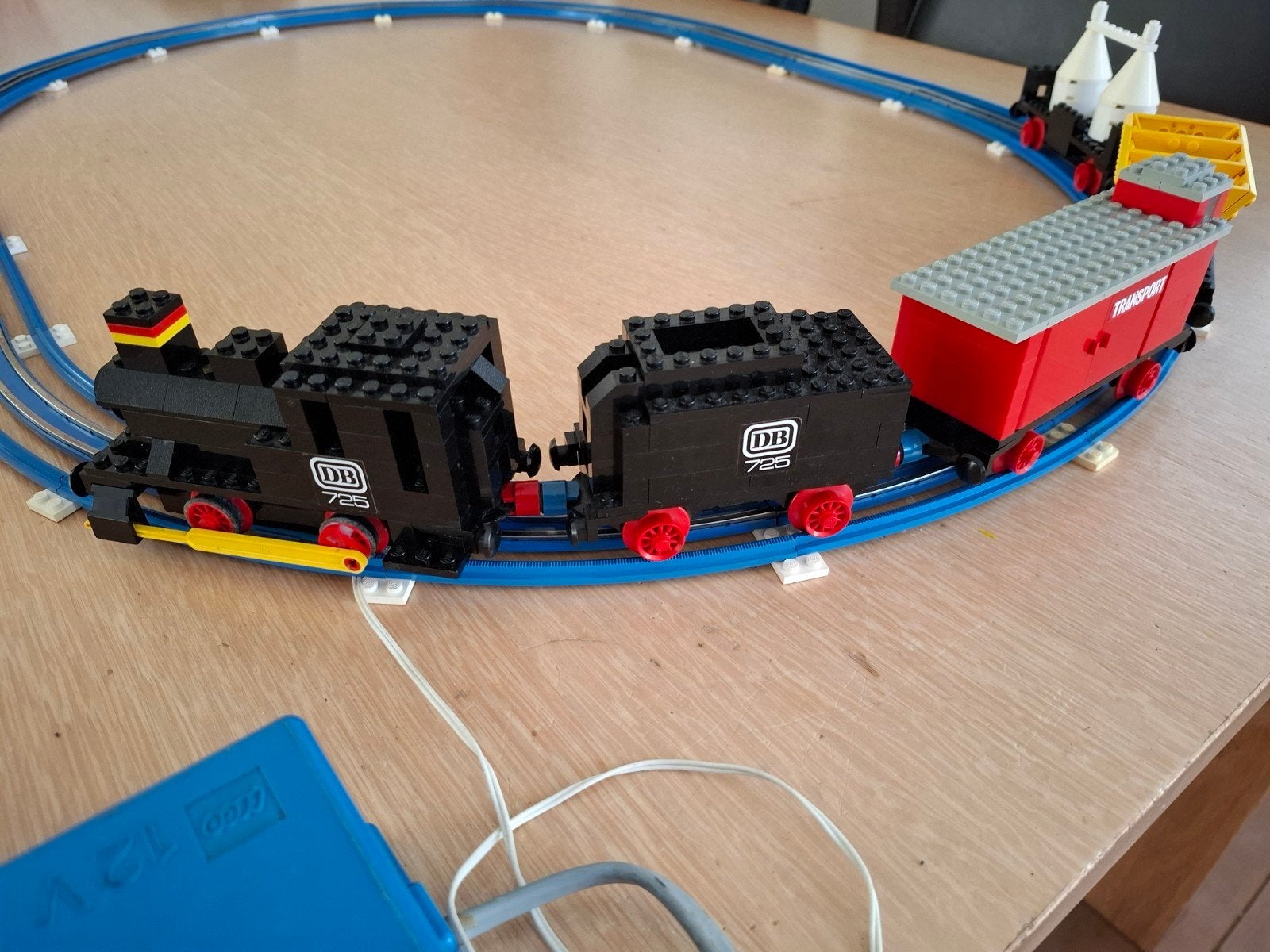 T.k. 12 Volt trein LEGO 725, Ophalen of Verzenden, Gebruikt