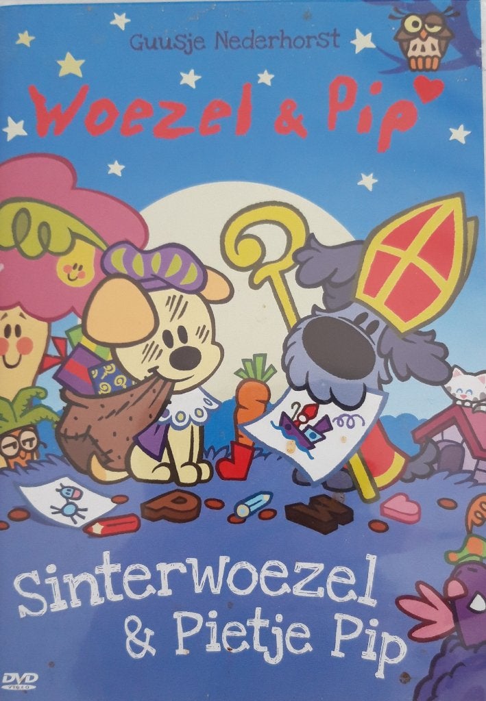 Woezel en Pip Sinterwoezel en Pietje Pip - Krasvrije DVD, Show, Alle leeftijden, Zo goed als nieuw, Sinterklaas
