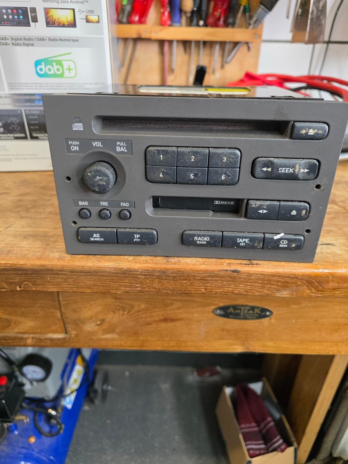 Saab 95 radio/cdspeler, Ophalen, Gebruikt