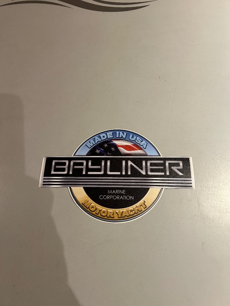 Bayliner USA boot logo decal/sticker watervast extra klevend, Watersport en Boten, Ophalen, Nieuw, Overige typen