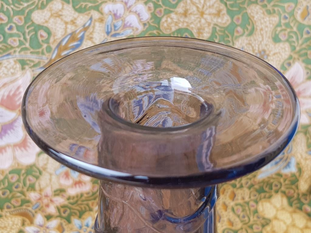 Mooie originele vintage Mdina vaas uit Malta 25 cm., Ophalen of Verzenden