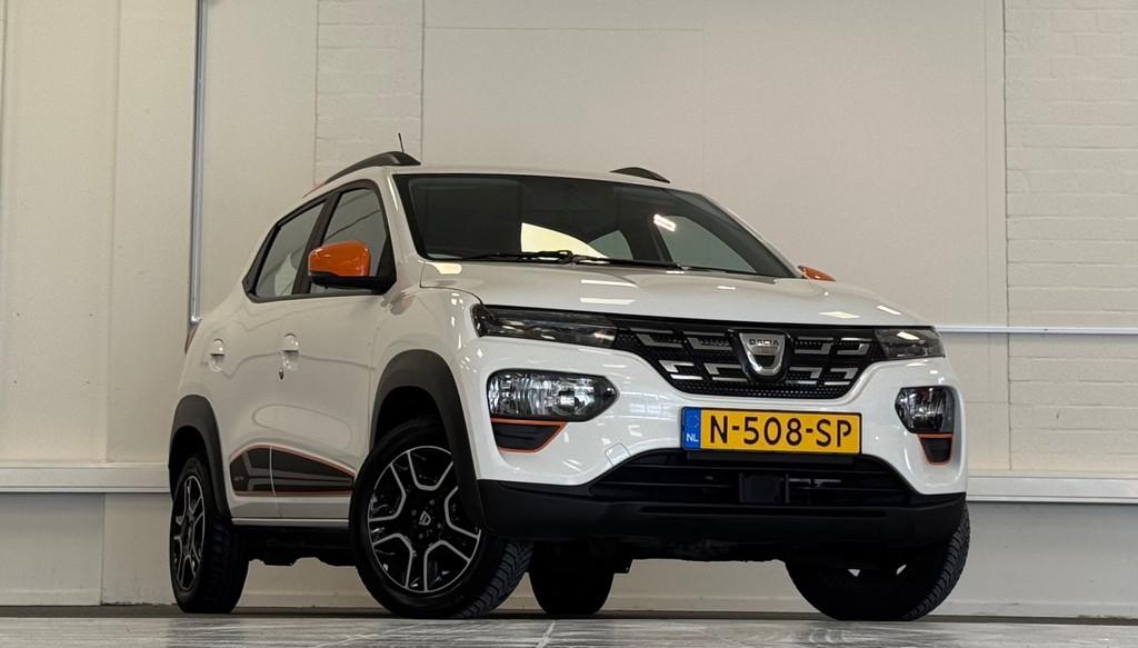 Dacia Spring Comfort Plus 27 kWh 1e Eigenaar, Auto's, Gebruikt, Zwart, 230 km, Wit
