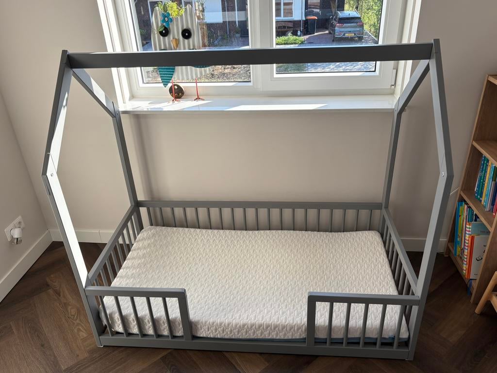 Bopita peutetbed 70x140, Gebruikt, 70 tot 85 cm, 140 tot 160 cm, Ophalen