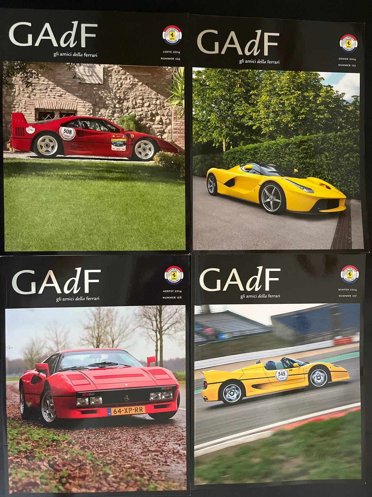 GAdF gli amici della ferrari - 4 nummers uit 2014, Ophalen of Verzenden, Gelezen, Ferrari
