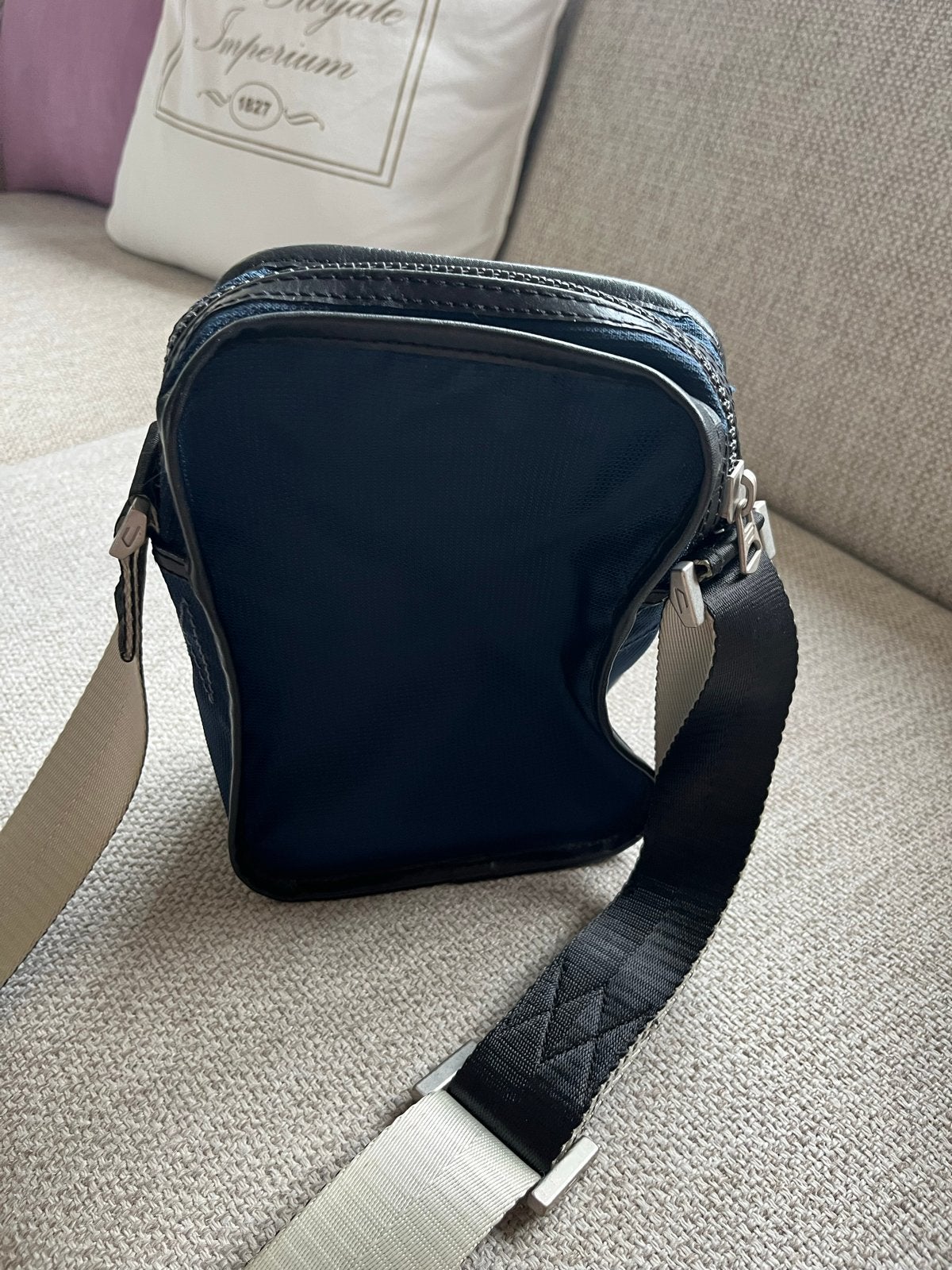 Diesel schoudertas - Blauw/Zwart, Sieraden, Tassen en Uiterlijk, Tassen | Schoudertassen, Ophalen of Verzenden, Gebruikt, Blauw