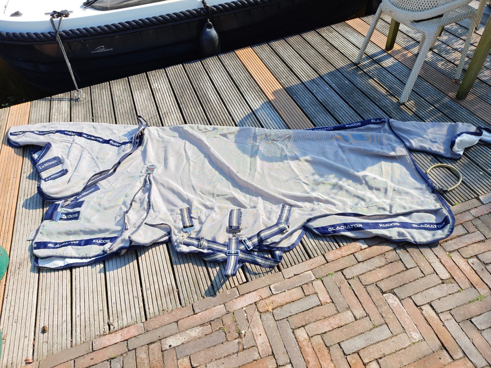 Vliegen deken le mieux kudos gladiator  6.9, Verzenden, Vliegendeken, Afneembare hals, Zo goed als nieuw