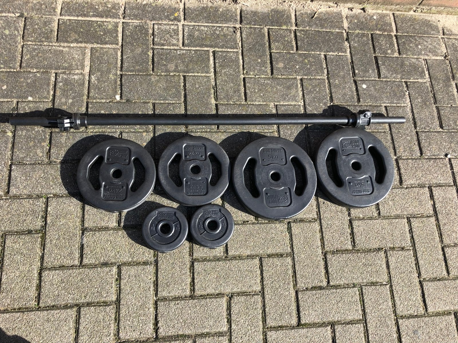 Les mills hh bodypump set body pump, Sport en Fitness, Fitnessmaterialen, Gebruikt, Bodypump set, Ophalen of Verzenden, Hand helt
