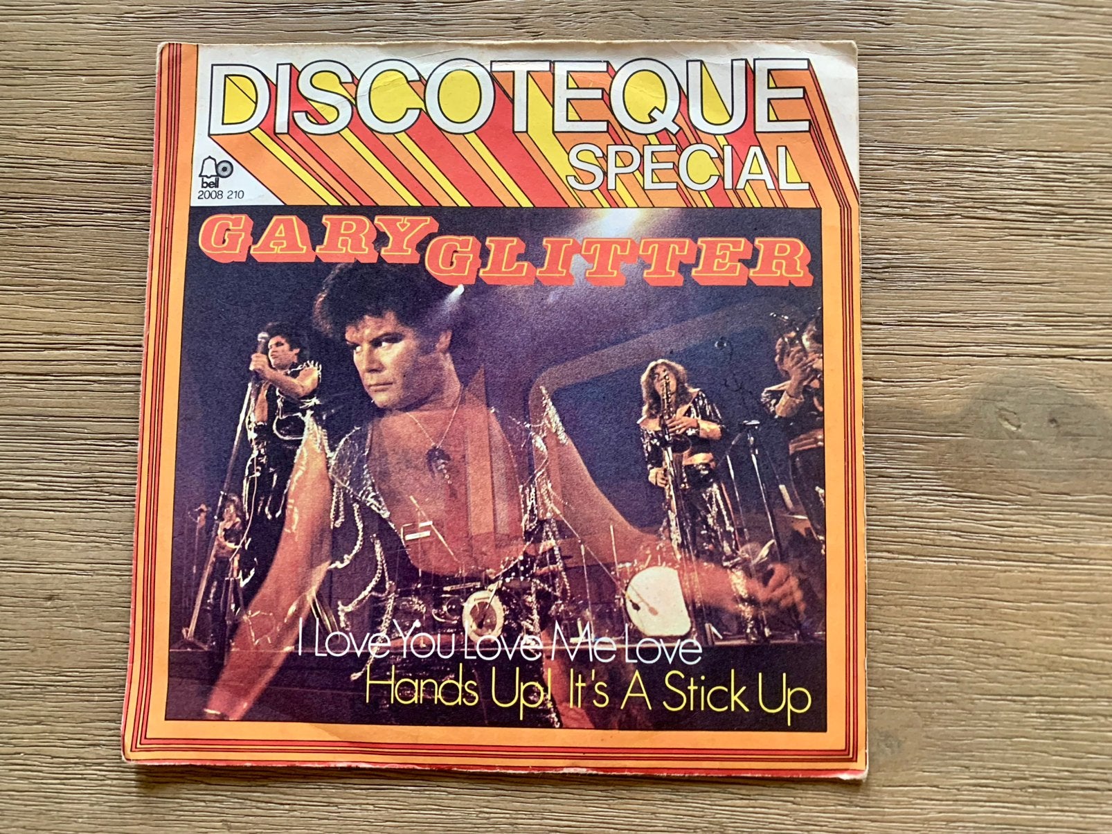Gary Glitter - I love you love me love, Cd's en Dvd's, Vinyl Singles, Ophalen of Verzenden, Gebruikt, Pop, Single