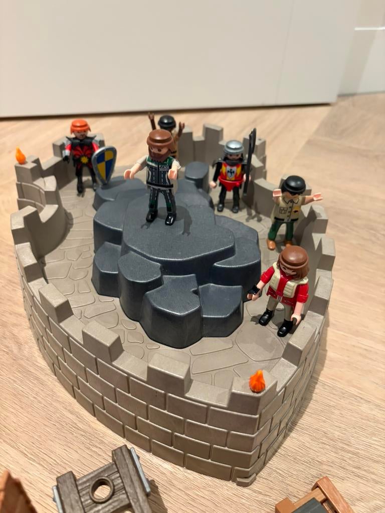 Play mobile set ridders + politie, Ophalen, Zo goed als nieuw