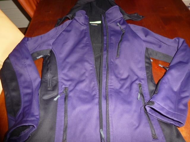 Maat 38 crivit jas paars ,zwart, Maat 38/40 (M), Overige kleuren, Ophalen of Verzenden, Crivit