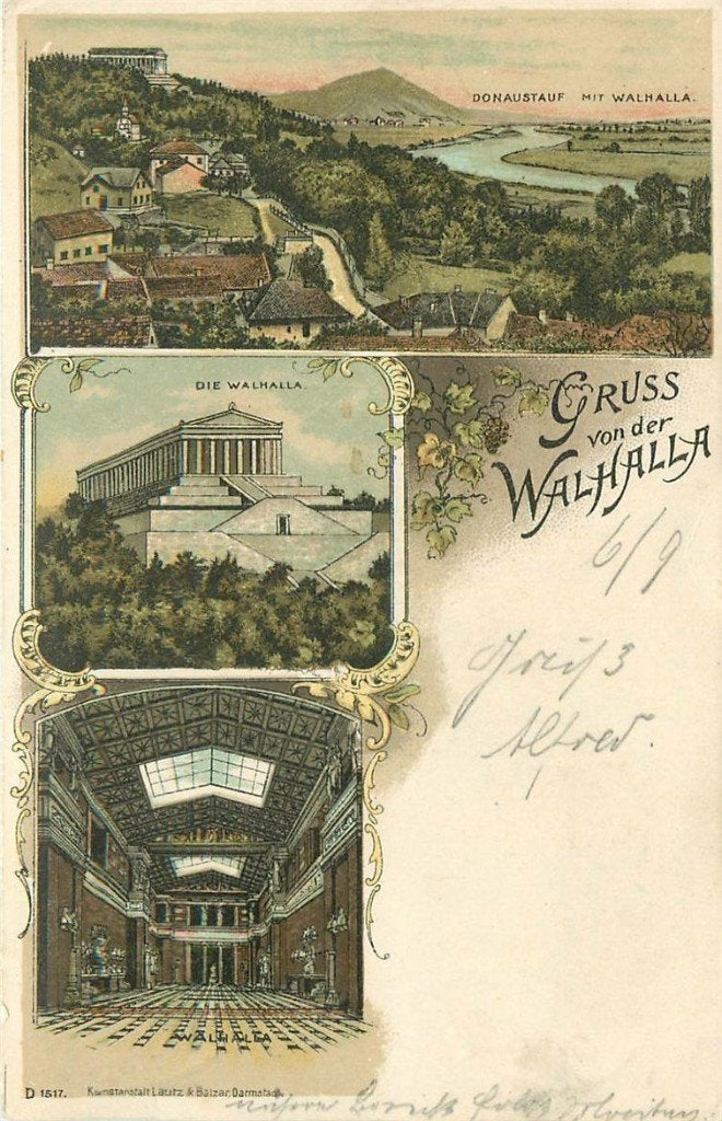 702-042-001 Walhalla Litho, Verzamelen, Verzenden, Voor 1920, Duitsland