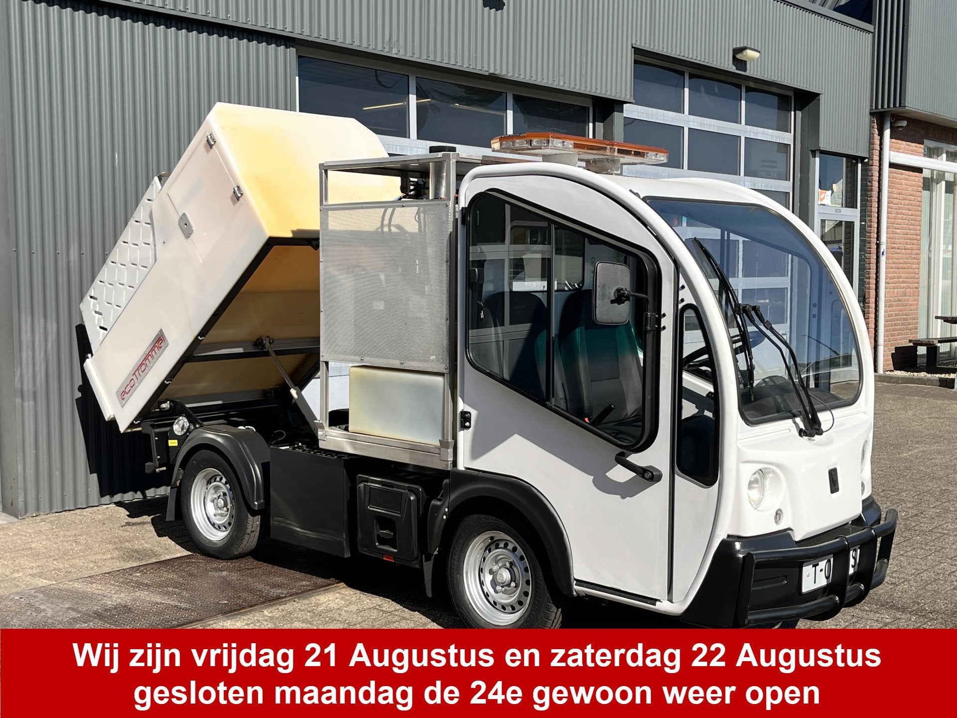 Goupil G3 Electrocar Btw vrij! Kipper Hogedrukreiniger Straa, Zwart, Origineel Nederlands, Onderhoudsboekje, Te koop