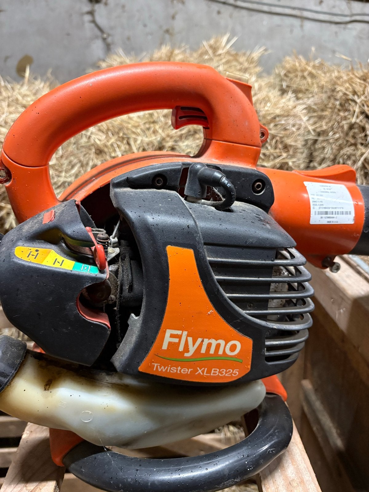Flymo Twister XLB325 Bladblazer - Benzine, Ophalen, Gebruikt, Benzine, Handgedragen