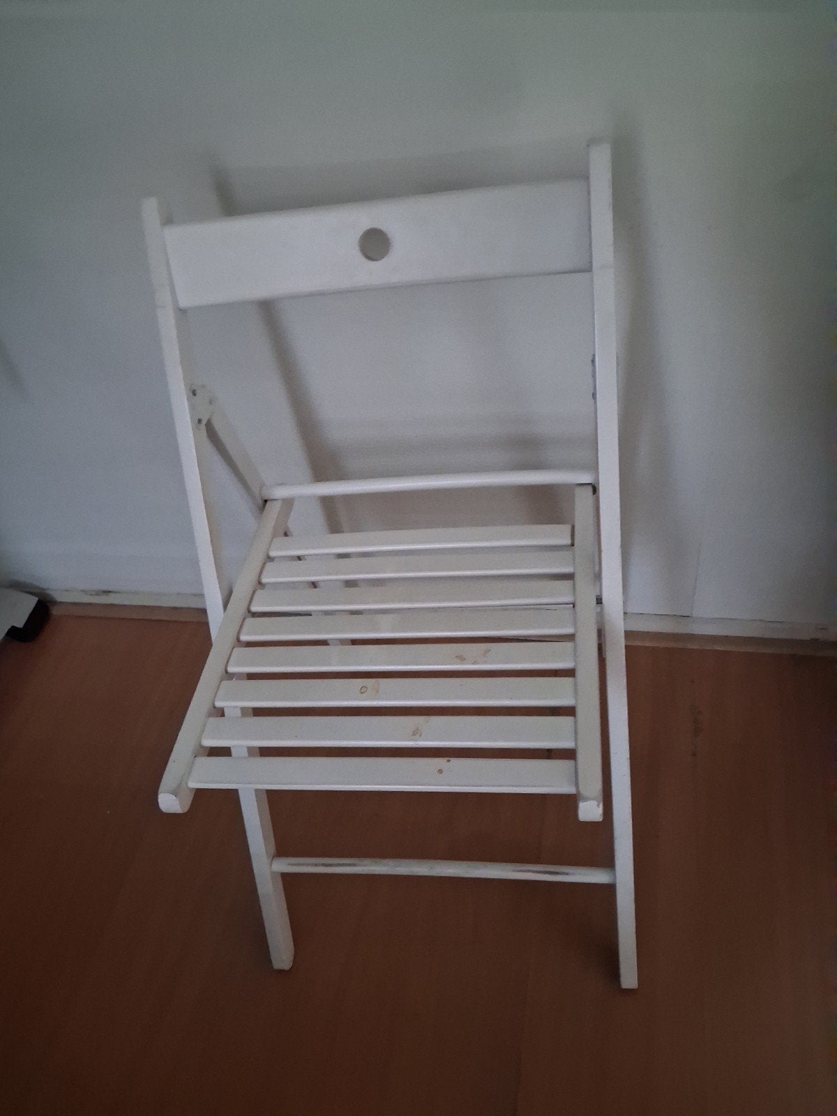 Witte IKEA Terje klapstoel  15 euro vast, Ophalen, Wit, Modern, Functioneel, Zo goed als nieuw
