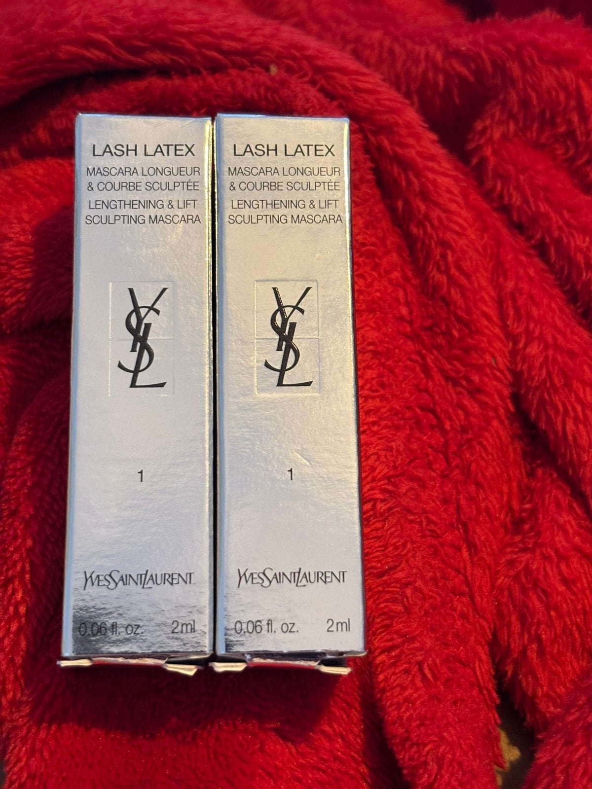 YSL Lash Latex mascara 2x2ml, Ogen, Zwart, Nieuw, Ophalen of Verzenden