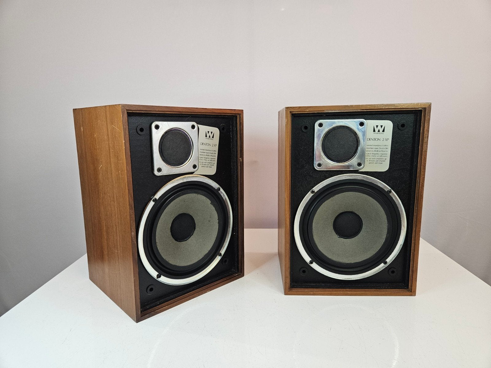 Wharfedale Denton 2XP Vintage Boekenplank Luidsprekers, Info@wharfedale.co.uk, Gebruikt, Wharfedale, Wharfedale