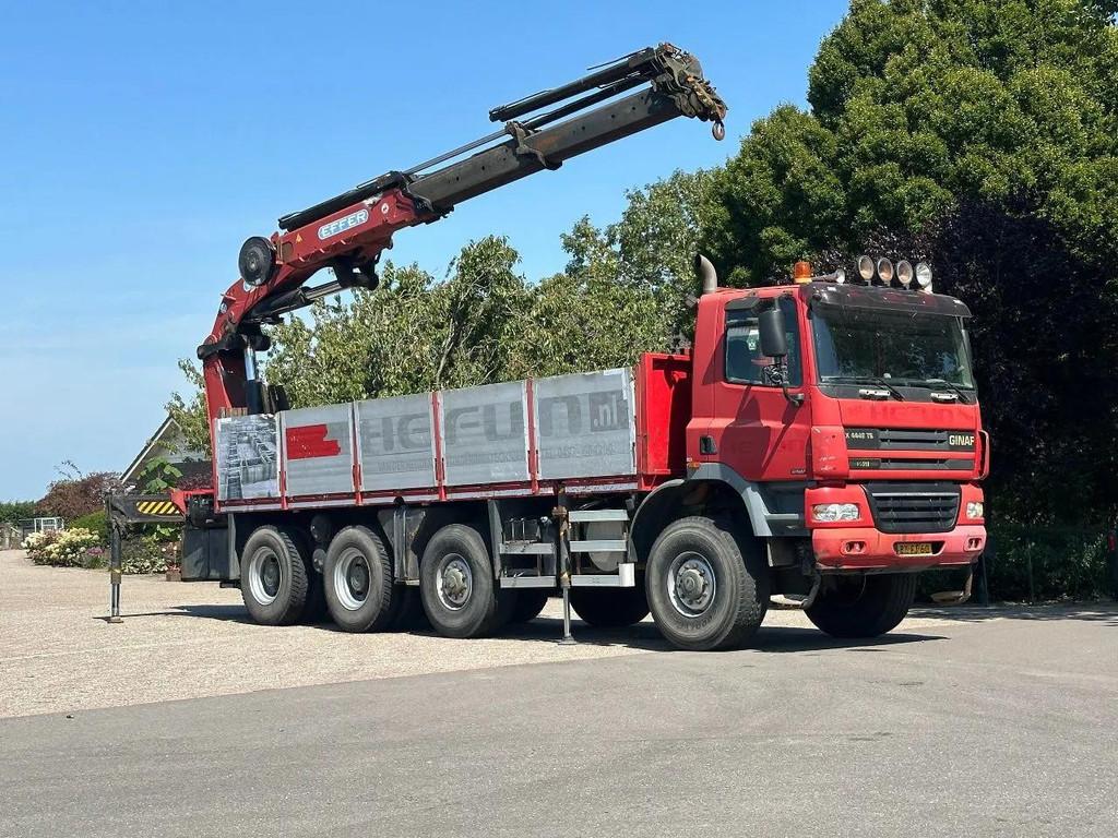 DAF CF /GINAF 8x8 EFFER 47TM!MANUELL! DK1025, Euro 5, 510 pk, Bedrijf, DAF