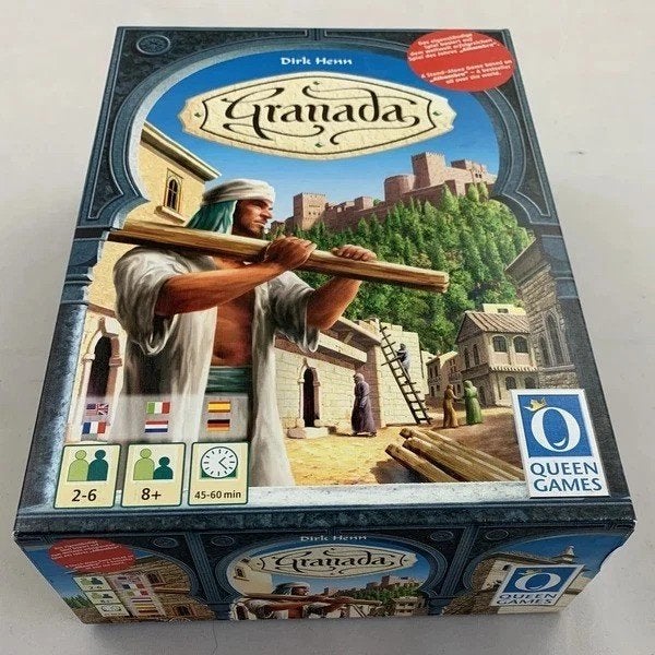 Granada Queen Games bordspel Duits compleet familiespel, Verzenden, Een of twee spelers, Zo goed als nieuw, Noidea@gmail.com