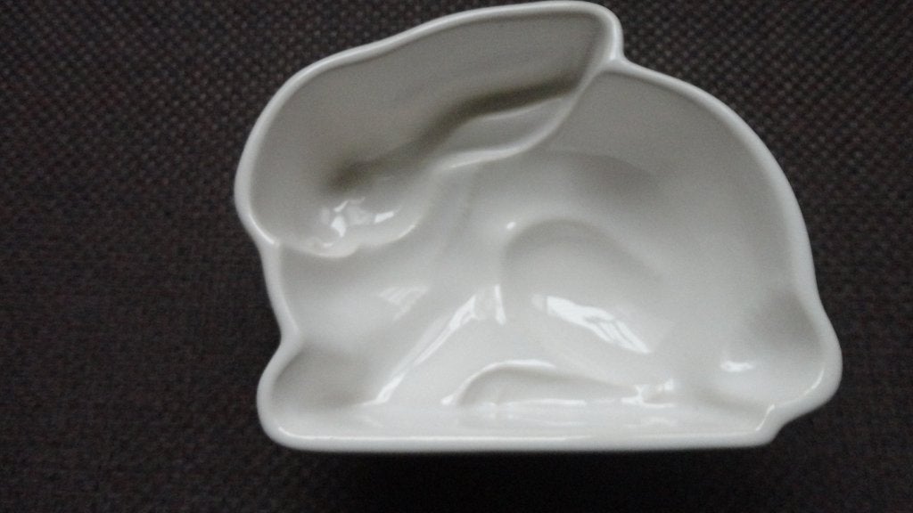 Puddingvorm Haas Haasje 14 cm Wit Creme, Ophalen of Verzenden