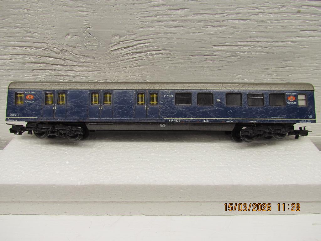 Marklin # 4048  NS Post P7939, Hobby en Vrije tijd, Modeltreinen | H0, Wisselstroom, Gebruikt, Analoog, Wagon
