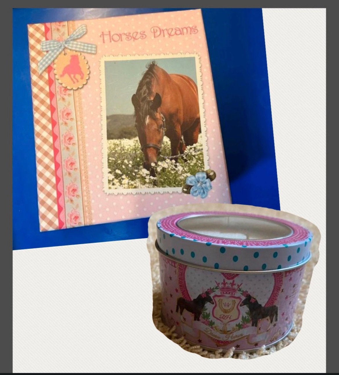 Depesche doosje horses dreams +  “dream horses” opberg blik, Ophalen of Verzenden, Zo goed als nieuw, Overige, Overige merken