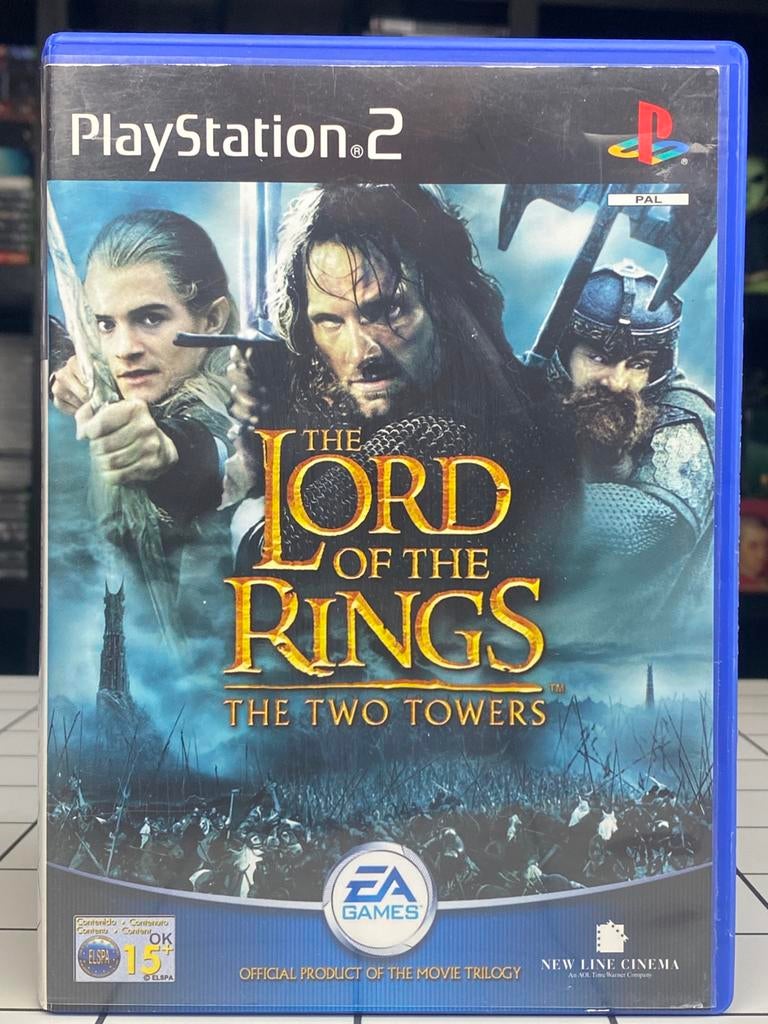 The Lord of the Rings The Two Towers - PS2 PlayStation 2, Avontuur en Actie, Gebruikt, Info@eagames.com, Gekoppelde computers