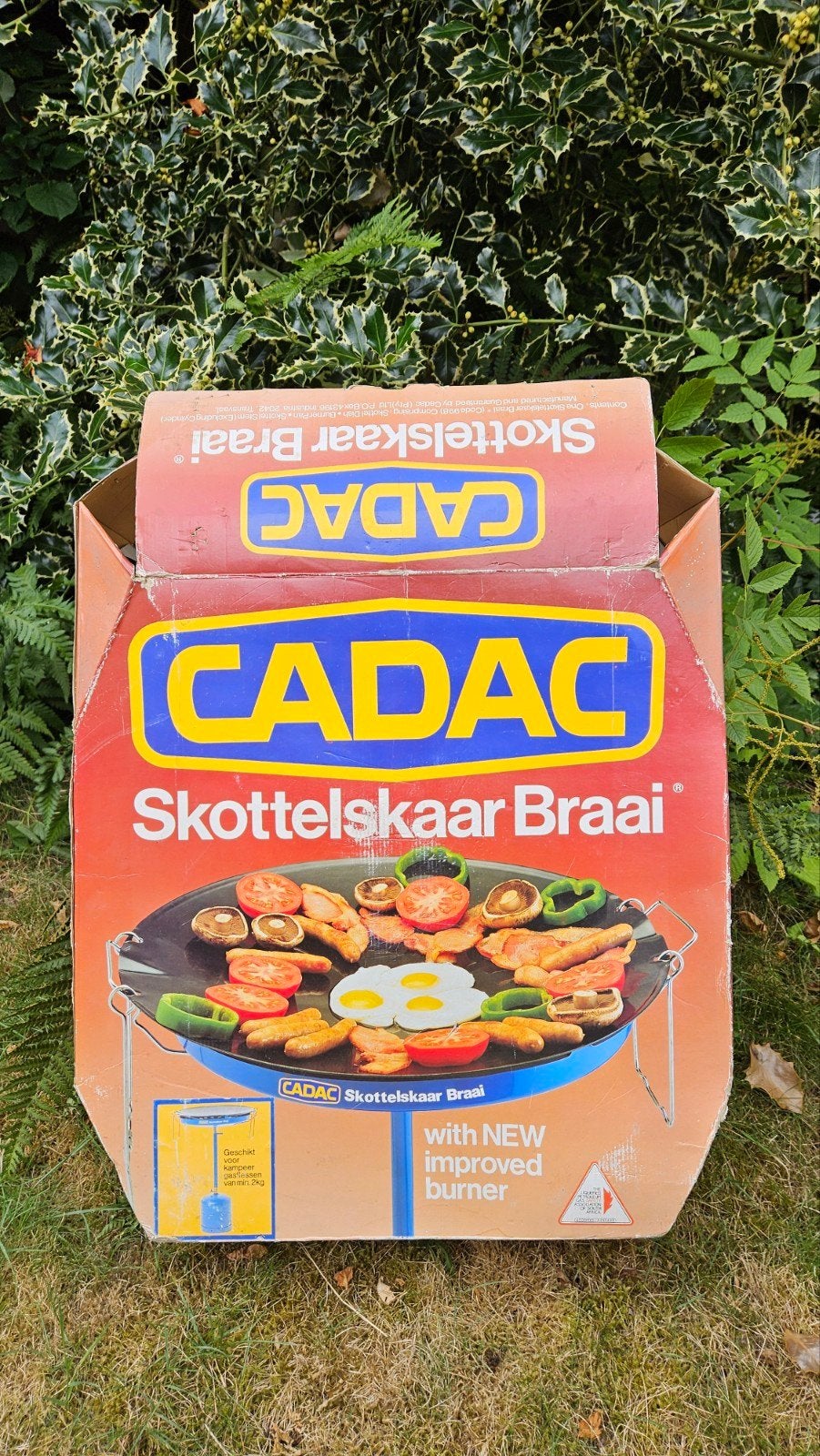 Cadac skottelbaai exclusief gasfles, Tuin en Terras, Gasbarbecues, Ophalen, Gebruikt, Cadac skottel