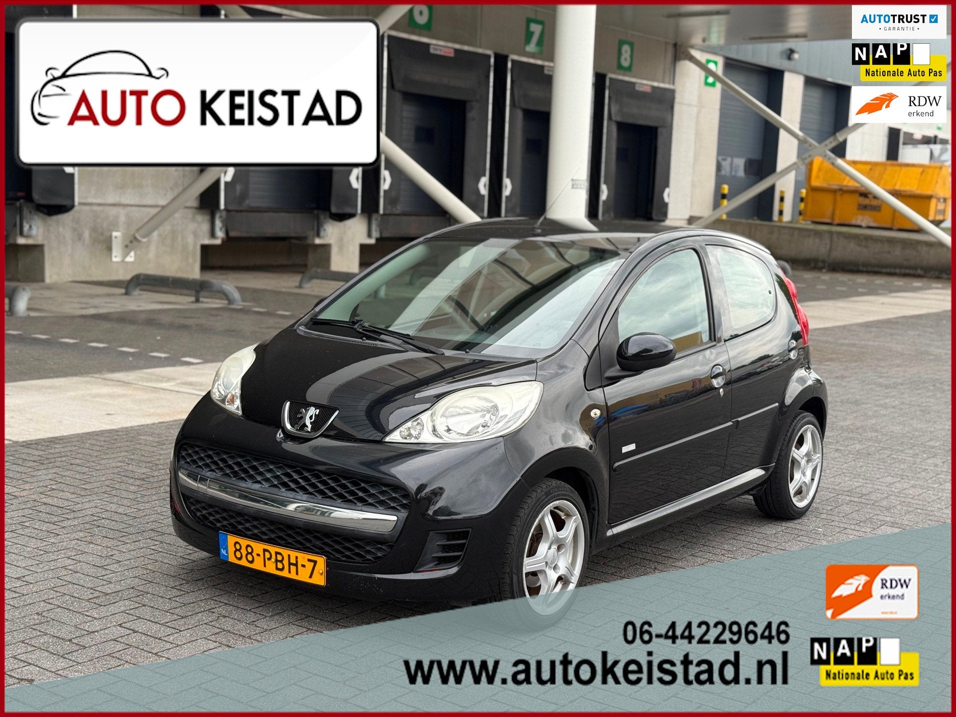Peugeot 107 1.0-12V 5-DEURS AIRCO/ELEKTR. RAMEN! 1 JAAR APK!, Auto's, Peugeot, Voorwielaandrijving, Euro 5, Gebruikt, 4 stoelen