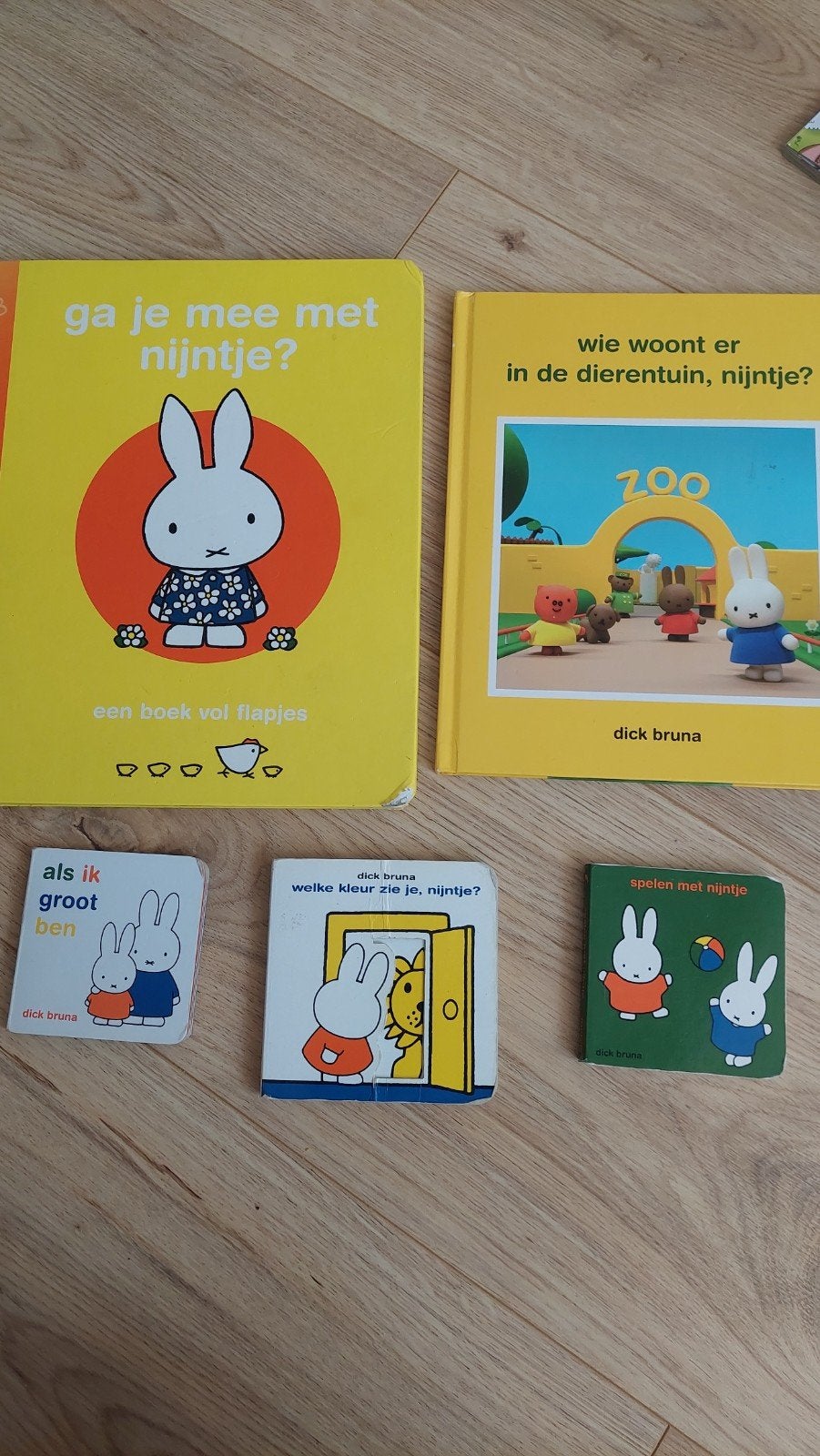 5x   Nijntje, Boeken, 6 tot 12 maanden, Dick Bruna, Uitklap-, Voel- of Ontdekboek, Ophalen