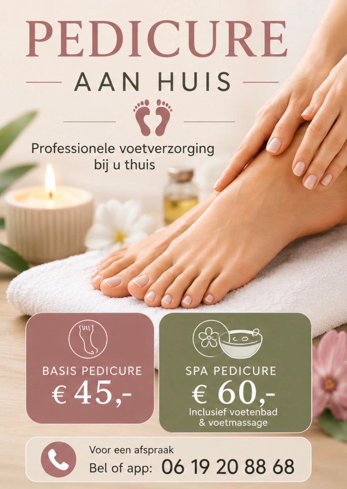 Pedicure aan huis (Zoetermeer), Ophalen, Nieuw, Gehele gezicht