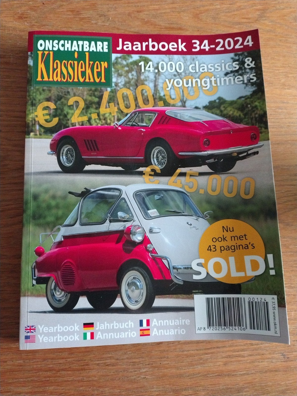 Onschatbare klassieker jaarboek 34-2024, Boeken, Auto's | Boeken, Ophalen of Verzenden, Zo goed als nieuw, Algemeen