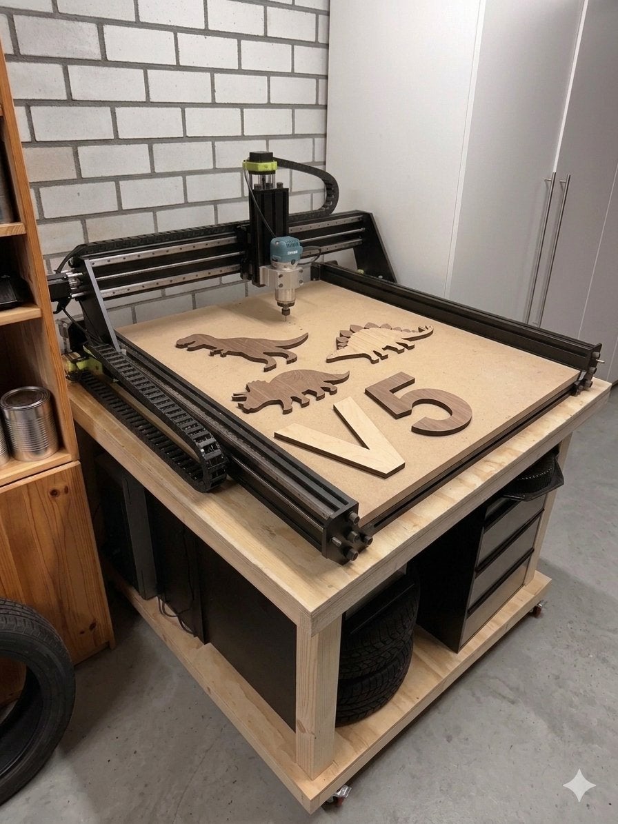CNC freesmachine met onderstel en besturingskast, Ophalen, Elektrisch, Overige soorten