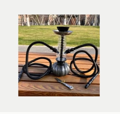 Prachtige Shisha / Waterpijp acryl met dubbele slang (25cm), Ophalen of Verzenden, Nieuw, (Water)pijp