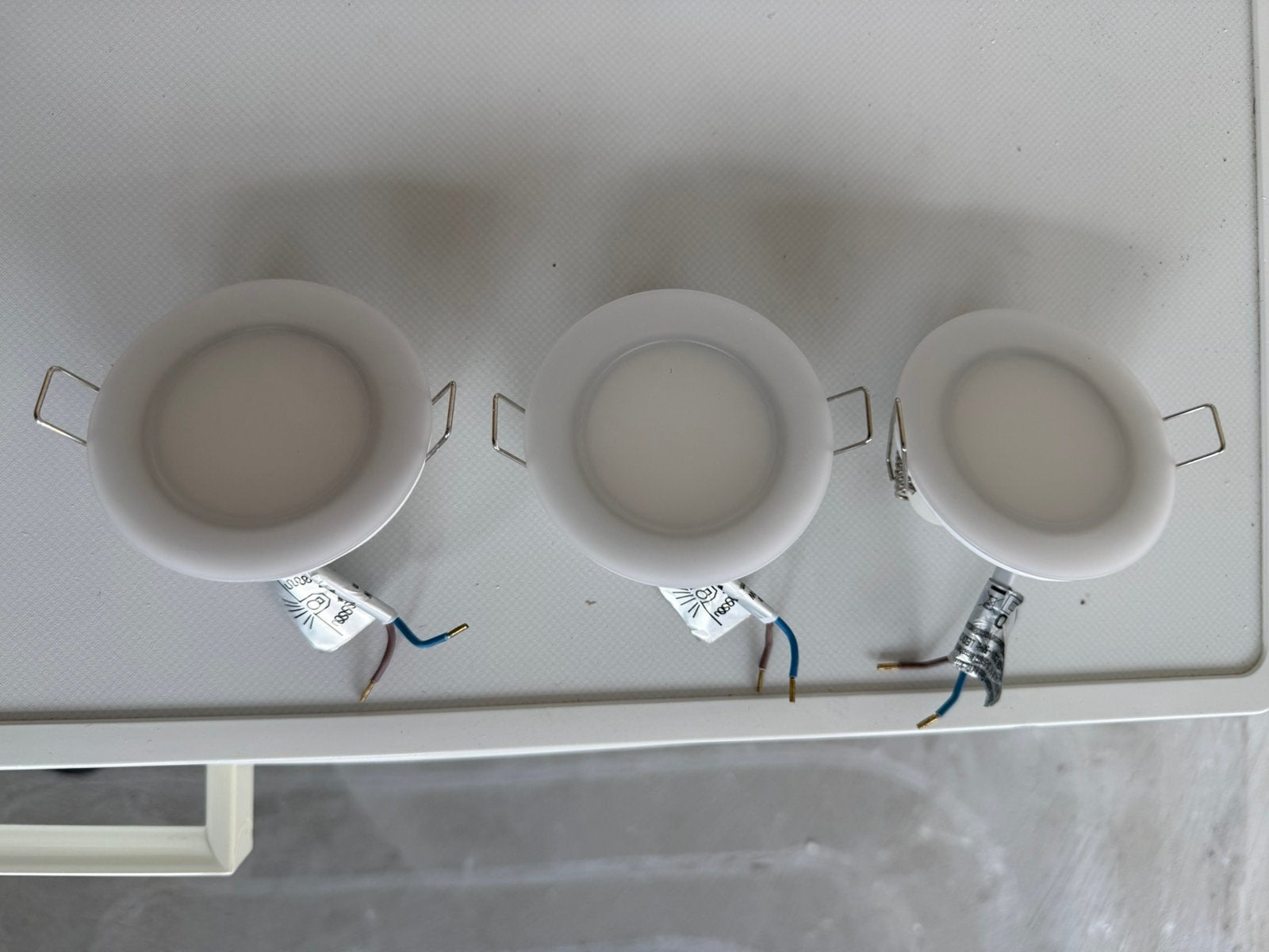 Briloner LED inbouwspot set 3 stuks wit, Kunststof, Overige merken, Ophalen of Verzenden, Zo goed als nieuw
