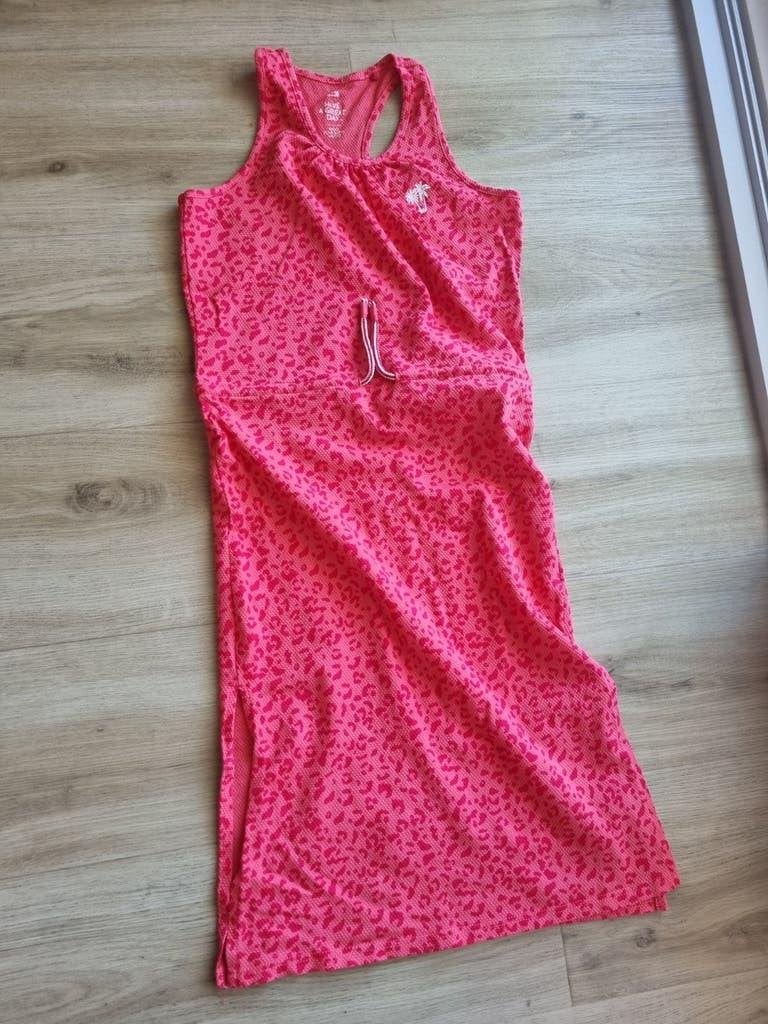 Super leuke panterprint jurk, mt 146-152, als nieuw!, Kinderen en Baby's, Kinderkleding | Maat 146, WE, Meisje, Ophalen of Verzenden