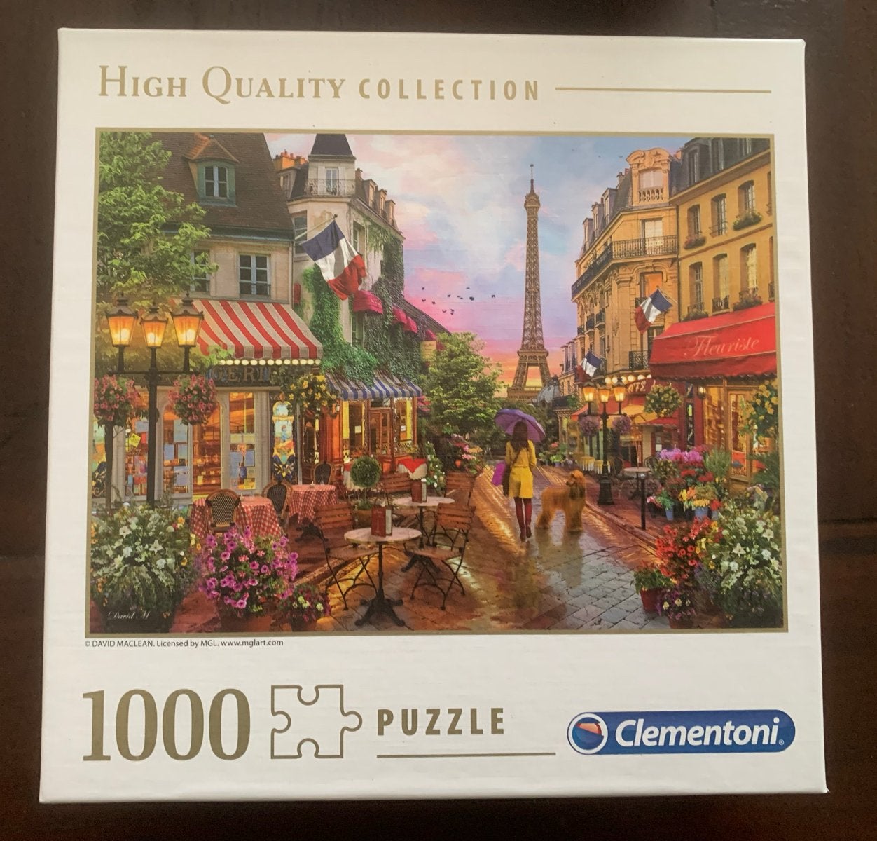 Clementoni Legpuzzel Parijs Eiffeltoren 1000 stukjes, Ophalen of Verzenden, 500 t/m 1500 stukjes, Zo goed als nieuw, Legpuzzel