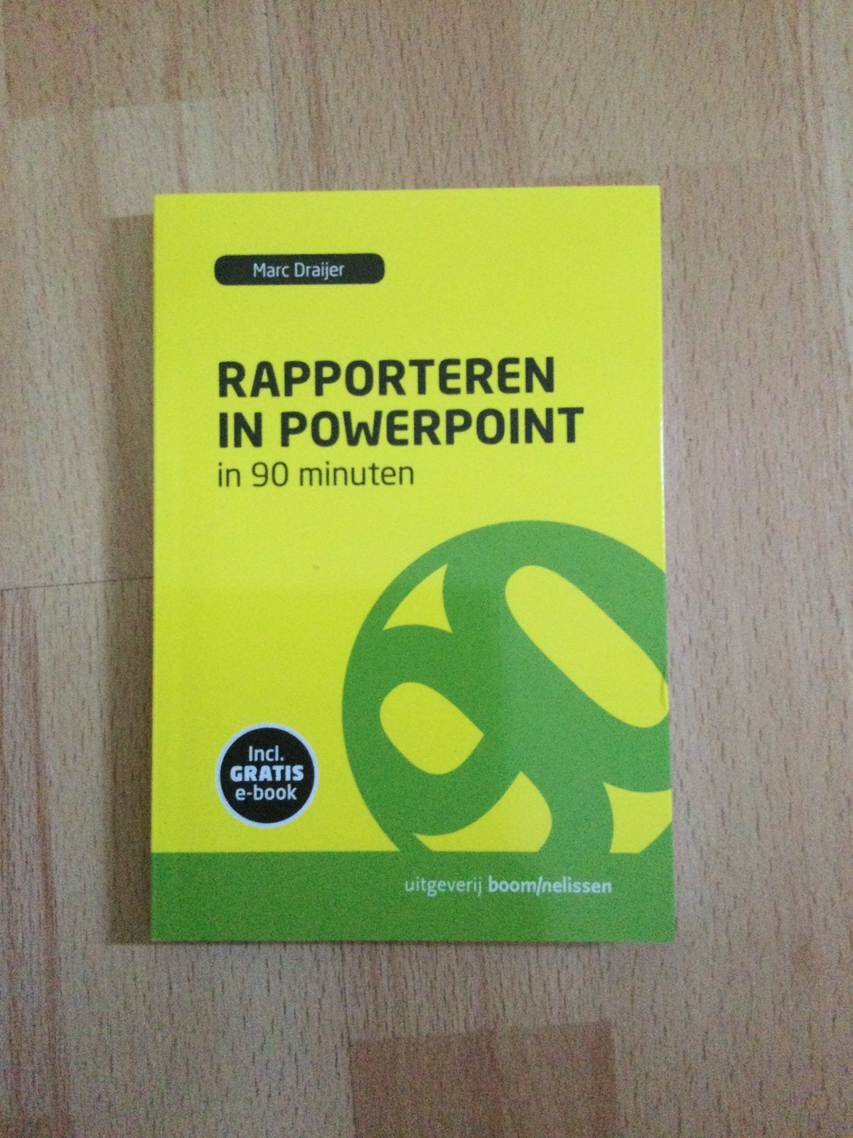 Rapporteren in PowerPoint in 90 minuten, Ophalen of Verzenden, Beta, Zo goed als nieuw, HBO